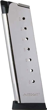 Picture of IVER JOHNSON MAGAZINE 1911 45ACP 8RD NICKEL FITS GOVT IJ1911NF45MAG