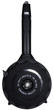 Picture of IVER JOHNSON MAGAZINE POLYMER FITS GLOCK 40SW 50RD DRUM BLK GLOCK40BLK