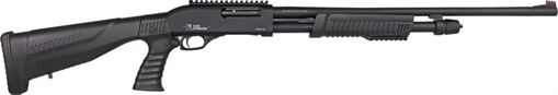Picture of IVER JOHNSON ARMS JOHNSON PUMP 20GA 3" 24" PISTOL GRIP BLACK SYNTH. PAS20PG24