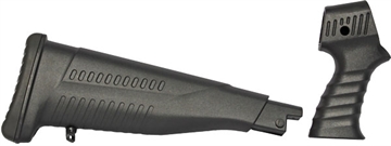 Picture of IVER JOHNSON STOCK 2-PC PISTOL GRIP PUMP&AUTO 12&20GA BLACK IJPGSTOCK