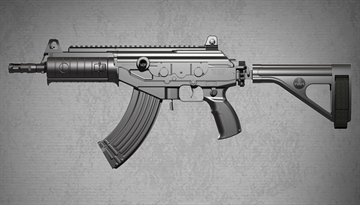 Picture of IWI Galil Ace 7.62 x 39mm Semi Auto Pistol with 8.3 in Barrel Folding Stabilizing Brace and 30 Round Magazine IWI-GAP39SB