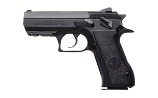 Picture of IWI US Jericho 941 Full Size Frame 9mm Luger 16+1 4.40" Black Chrome Lined Steel Barrel, Black Serrated Steel Slide & Frame w/Beavertail & Picatinny Rail, Black Textured Grips J941F9ORP