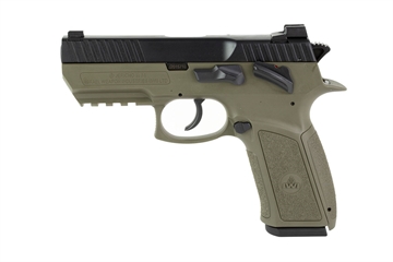 Picture of IWI US, Inc Jericho 941 Enhanced, Double Action/Single Action, Semi-automatic, Polymer Frame Pistol, Mid-Size, 9MM, 3.8" Barrel, Matte Finish, Olive Drab Green, Novak Sights, Thumb Safety, 17 Rounds, 2 Magazines J941PSL9OD-II J941PSL9ODII