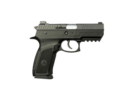 Picture of IWI US J941PSL910-II Jericho 941 Enhanced 9mm Luger Caliber with 3.80" Barrel, 10+1 Capacity, Overall Black Finish, Picatinny Rail Frame, Serrated Steel Slide & Polymer Grip J941PSL910II