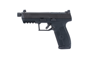 Picture of IWI US MASADA Tactical 9mm Luger 17+1 4.60" Black Button Rifled/Threaded Steel Barrel/Black Optic Ready/Serrated Slide/Black Polymer Frame w/Picatinny Rail/Black Polymer Grips Ambidextrous M9ORP17T