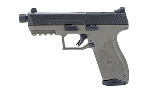 Picture of IWI US, Inc Masada Optics Ready, Striker Fired, Semi-automatic, Polymer Frame Pistol, Full Size, 9MM, 4.6" Barrel, Threaded Barrel, Matte Finish, OD Green, 3 Dot Sights, 17 Rounds, 2 Magazines M9ORP17TOD