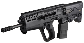Picture of IWI US Tavor 7 7.62x51mm NATO Caliber with 20" Barrel, 20+1 Capacity, Black Metal Finish, Black Fixed Bullpup Stock & Black Polymer Grip Ambidextrous Hand T7B20