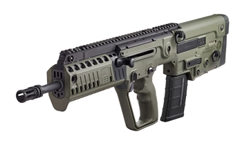 Picture of IWI US Tavor X95 5.56x45mm NATO Caliber with 16.50" Barrel, 30+1 Capacity, OD Green Metal Finish, OD Green Fixed Bullpup Stock & Polymer Grip Right Hand XG16