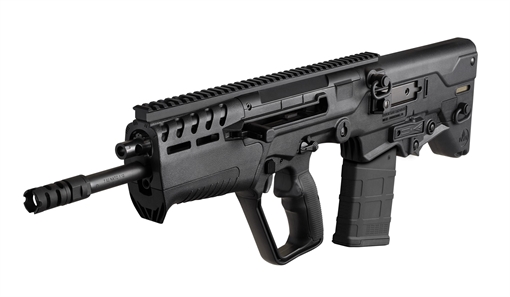 Picture of IWI US Tavor 7 7.62x51mm NATO Caliber with 16.50" Barrel, 10+1 Capacity, Black Metal Finish, Black Fixed Bullpup Stock & Black Polymer Grip Right Hand T7B1610