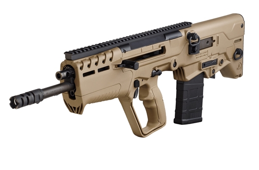Picture of IWI US Tavor 7 7.62x51mm NATO Caliber with 20" Barrel, 10+1 Capacity, Flat Dark Earth Metal Finish, Flat Dark Earth Fixed Bullpup Stock & Polymer Grip Ambidextrous Hand T7F2010