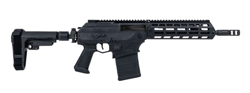 Picture of IWI Galil Ace G2 Pistol - Black | 7.62 NATO | 11.8" Barrel | Free Float M-LOK Handguard | Side Folding Stabilizer Brace GAP54SB