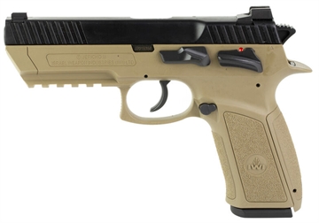 Picture of IWI US J941PL9FD-II Jericho 941 Enhanced 9mm Luger Caliber with 4.40" Barrel, 17+1 Capacity, Flat Dark Earth Finish Picatinny Rail Frame, Serrated Black Steel Slide & Polymer Grip J941PL9FDII
