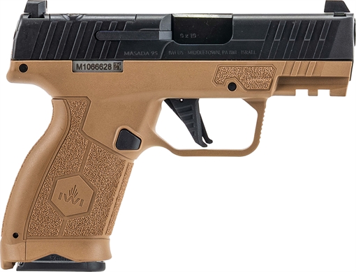 Picture of IWI USA MASADA SLIM ELITE 9MM 3.4 COYOTE 10RD M9SLIMCB10E 818004025963