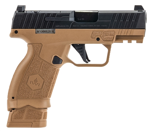 Picture of IWI USA MASADA SLIM ELITE 9MM 3.4 COYOTE 13/17RD M9SLIMCB13E 818004025765