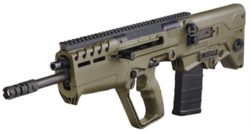 Picture of IWI US Tavor 7 7.62x51mm NATO Caliber with 20" Barrel, 10+1 Capacity, OD Green Metal Finish, OD Green Fixed Bullpup Stock & Polymer Grip Ambidextrous Hand T7G2010