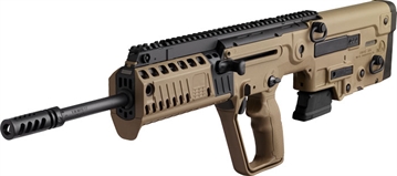 Picture of IWI US Tavor X95 *CA Compliant 5.56x45mm NATO Caliber with 18.50" Barrel, 10+1 Capacity, Flat Dark Earth Metal Finish, Flat Dark Earth Fixed Bullpup Stock & Polymer Grip Right Hand XFD18A