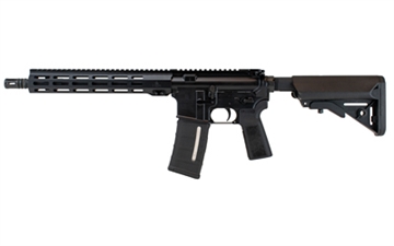 Picture of IWI US, Inc Zion Z-15, SBR, Semi-automatic Rifle, 556NATO, 12.5" Barrel, 1:8 Twist, Nitride Finish, Black, 11.5" Free Float M-LOK Handguard, B5 Grip and Stock, 30 Rounds, 1 Magazine Z15TAC12-SBR Z15TAC12SBR