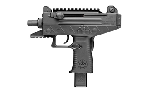 Picture of IWI US, Inc UZI Pro, Pistol, Semi-automatic, 9MM, 4.5" Barrel, Threaded Barrel, Black, Adjustable Sights, 25 Rounds, 2 Magazines UPP9S-T UPP9ST