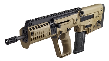 Picture of IWI US Tavor X95 5.56x45mm NATO Caliber with 16.50" Barrel, 30+1 Capacity, Flat Dark Earth Metal Finish, Flat Dark Earth Fixed Bullpup Stock & Polymer Grip Right Hand XFD16