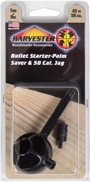 Picture of Harvester Muzzleloading Packaged Bullet Starter & Palm Saver Plus .50 Cal Jag 1/pk H-100/PKG