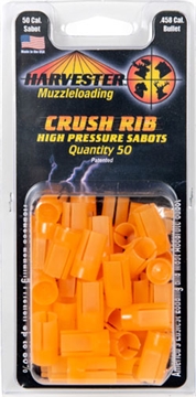 Picture of Harvester Muzzleloading .50 cal Crushed Rib Sabot 458 Cal. Bullets 50/pkk H150458OR