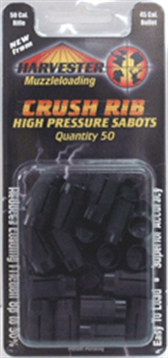 Picture of Harvester Muzzleloader 50 Cal. Crush Rib Sabots Fit 45 Cal. Bullets 50/pk H15045BR