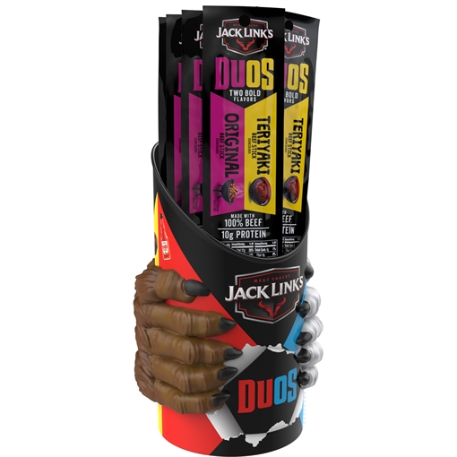 Picture of Jack Links Jack Links 1.84oz Beef Stick Duos Mug Display 40ct Orig & Teriyaki 10000044934