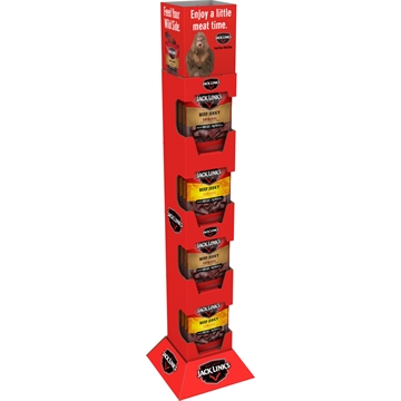 Picture of Jack Links Jack Links 3.25oz Jerky Tower 32ct Orig & Teriyaki 10000018015