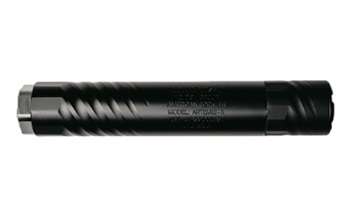 Picture of Jacob Grey Artemis-X, Rimfire Suppressor, 22 LR, 1/2-28 Direct Thread, 7076-T6 Aluminum Construction, Cerakote Finish, Black JG22SV1