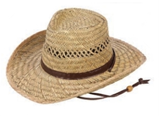 Picture of JAFARI HATS OUTBACK STRAW HAT 3.5" BRIM 19160