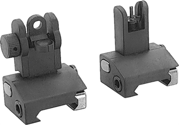 Picture of JE MACHINE TECH FLIP-UP FRONT AND REAR POLYMER SIGHT SET BLACK TSPS7B