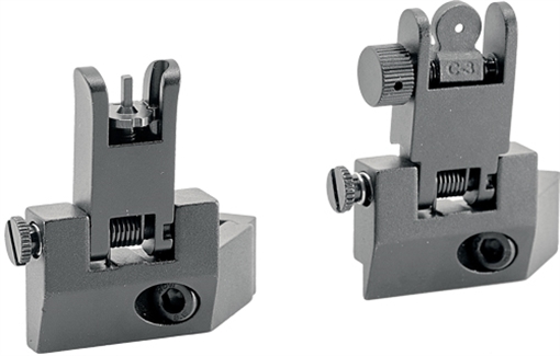 Picture of JE FLIP UP FRONT/REAR SIGHT 45 DEGREE OFFSET ALUMINUM BLK TS-PS9B-AL