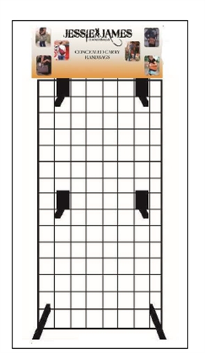 Picture of JESSIE & JAMES 2026 32 PIECE HANDBAG ASSORTMENT W FREE DISPLAY RACK ( DROP SHIP ) JJHRACK2026 AMCHAR_DIRECT-JJHRACK2026