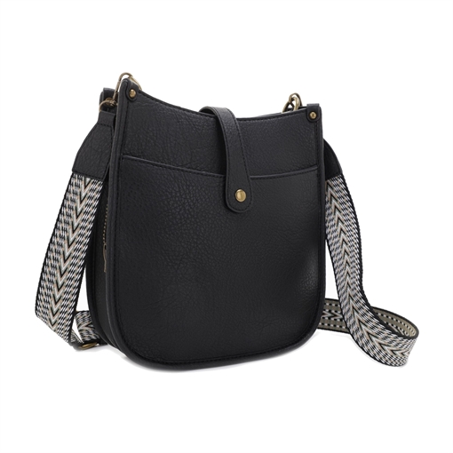 Picture of JESSIE & JAMES CHELSEA CONCEALED LOCK AND KEY HOBO BAG 10 H X 9.75 W X 3 D ( BLACK ) SMC31259BK