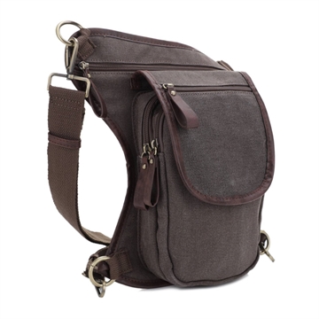 Picture of JESSIE & JAMES COUGAR CANVAS CONCEALED CARRY WAIST & LEG BAG 11.5 H X 10 W X 2.5 D ( GREY ) SMC52104R1GY