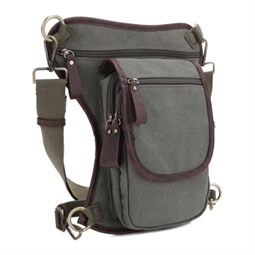 Picture of JESSIE & JAMES COUGAR CANVAS CONCEALED CARRY WAIST & LEG BAG 11.5 H X 10 W X 2.5 D ( OLIVE) SMC52104R1OL
