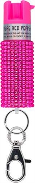 Picture of JEWELED PEPPER SPRAY W/ KEY RING, PINK KR-J-PK-02