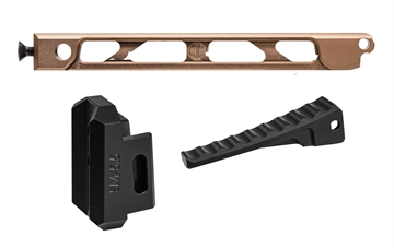 Picture of JMac Customs Tan AB-8 with Folding Buttplate for 5.5mm Folding AKs AB-8-T+AB-FB+SM-5.5