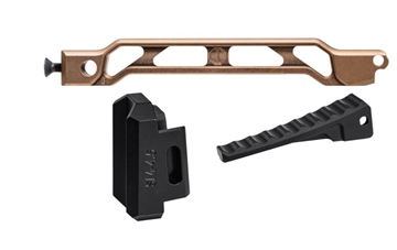 Picture of JMac Customs Tan AB-8R with Folding Buttplate for 4.5mm Folding AKs AB-8R-T+AB-FB+SM-4.5