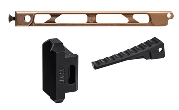 Picture of JMac Customs Tan AB-9 with Folding Buttplate for SAM7SF AB-9-T+AB-FB+SM-SF
