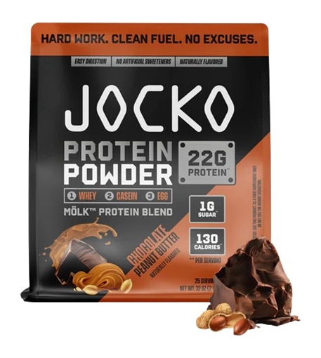 Picture of JOCKO 29117 CHOCOLAT PEANUT BUTTER PROTEIN POW BAG