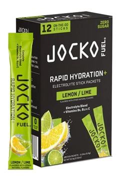 Picture of JOCKO 29278 RAPID HYDRATION POWDER LEMON LIME 12PK