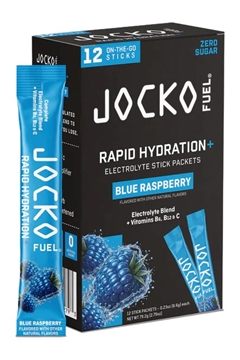 Picture of JOCKO 29279 RAPID HYDRATION POWDER RASPBERRY  6/12