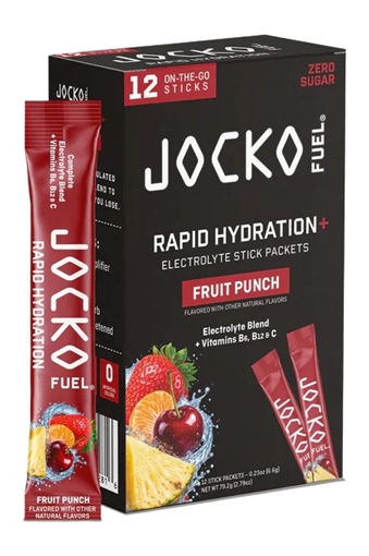 Picture of JOCKO 29281 RAPID HYDRATION POWDER FRUIT PNCH 6/12