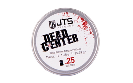 Picture of JTS Group Dead Center, .25 Caliber Pellets, Domed Tip, 25.39 Grain, 150 Per Tin JAC102