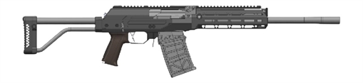 Picture of JTS M12AK-LWH 12GA LIGHTWEIGHT SKELETON STK M12AKLWH