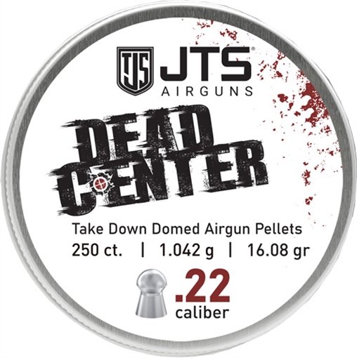 Picture of JTS PELLETS DEAD CENTER 22 DOMED 16.08 GR 250CT JAC118