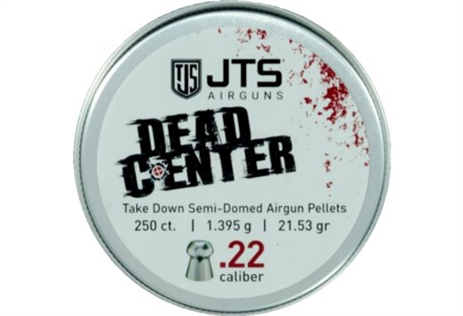 Picture of JTS PELLETS DEAD CENTER 22 SEMI-DOMED 21.53 GR 250CT JAC120