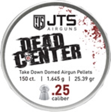 Picture of JTS PELLETS DEAD CENTER 25 DOMED 25.39GR 150CT JAC103