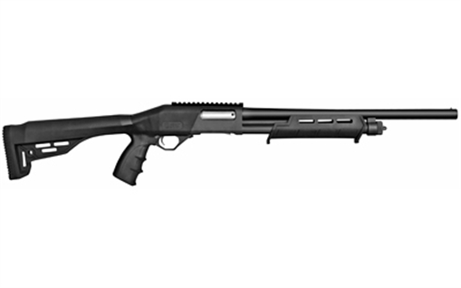Picture of JTS Shotgun 12 Gauge 4+1 2.75" 18.56" Barrel, Black Metal Finish, Picatinny Rail, Synthetic Stock w/Pistol Grip, Optics Ready X12PT